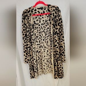 Torrid Leopard Print Cardigan size 2